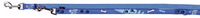 Vodítko Modern Art Woof přepínací 20mm M-L modré
